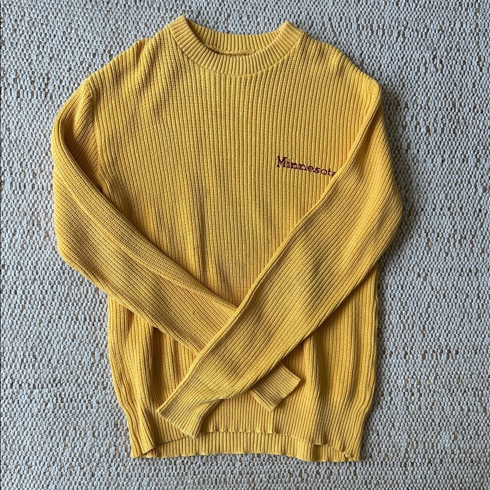 Yellow Ribbed Sweater